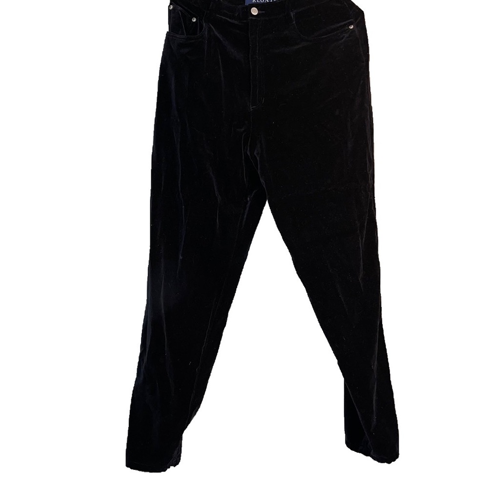 Regatta Very Black Velour/velvet Pants